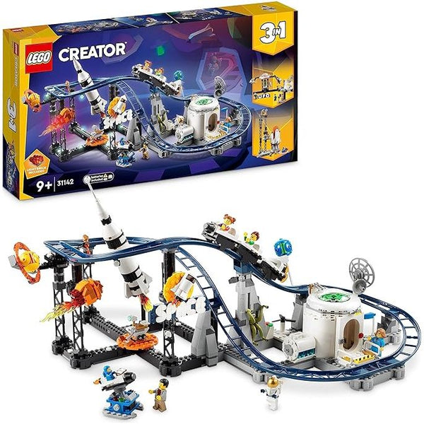 LEGO Creator 3in1 Space Roller Coaster to Drop Tower or Merry-Go-Round Set