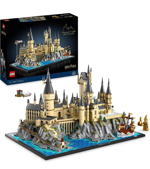 LEGO 76419 Harry Potter Hogwarts Castle and Grounds, Model Set Featuring Iconic Locations: Astronomy Tower, Great Hall, Chamber of Secrets & More