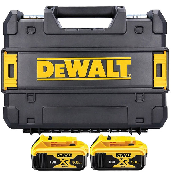 DeWalt DCB184 18V 5.0Ah XR Li-Ion Batteries Twin Pack
