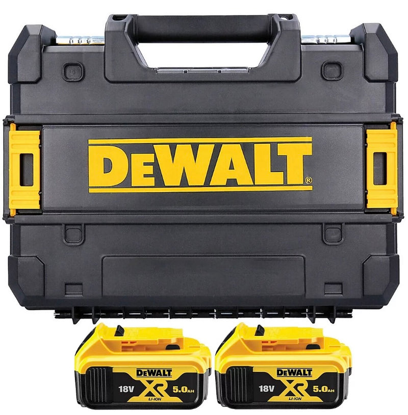 DeWalt DCB184 18V 5.0Ah XR Li-Ion Batteries Twin Pack