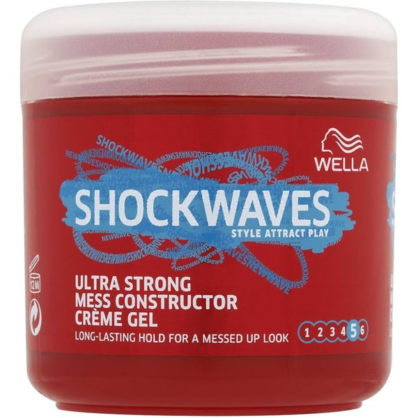 Wella Shockwaves Ultra Strong Mess Constructor Gel 150 ml